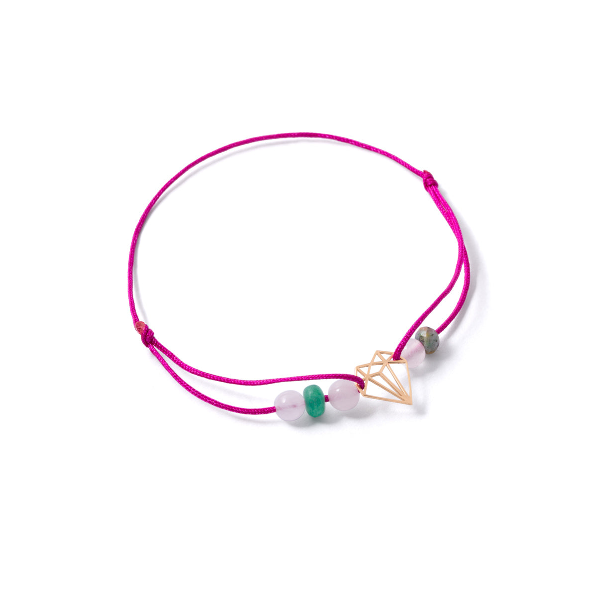 سوار من الحبل الماسي الهندسي