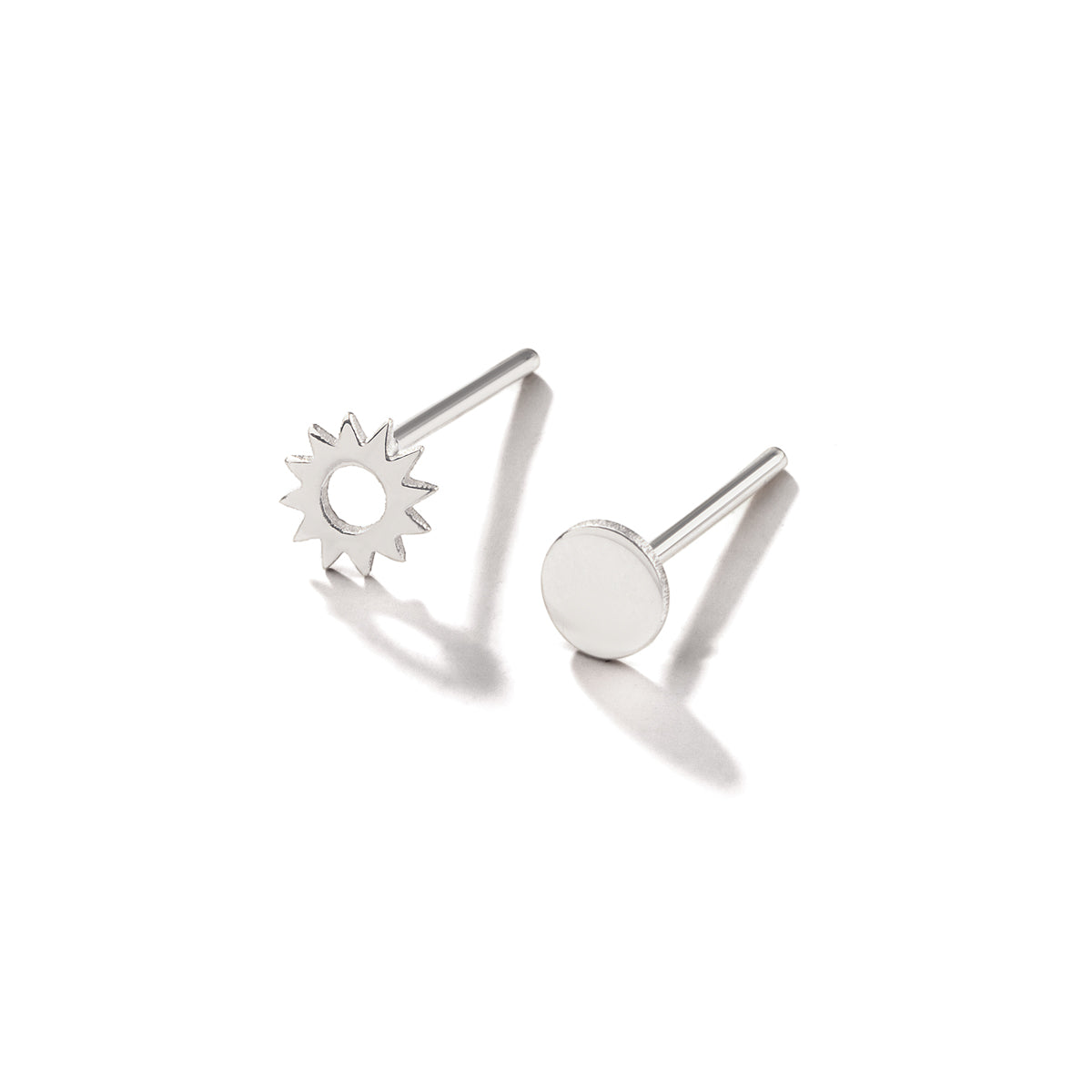 Moon & Sun Stud Earrings