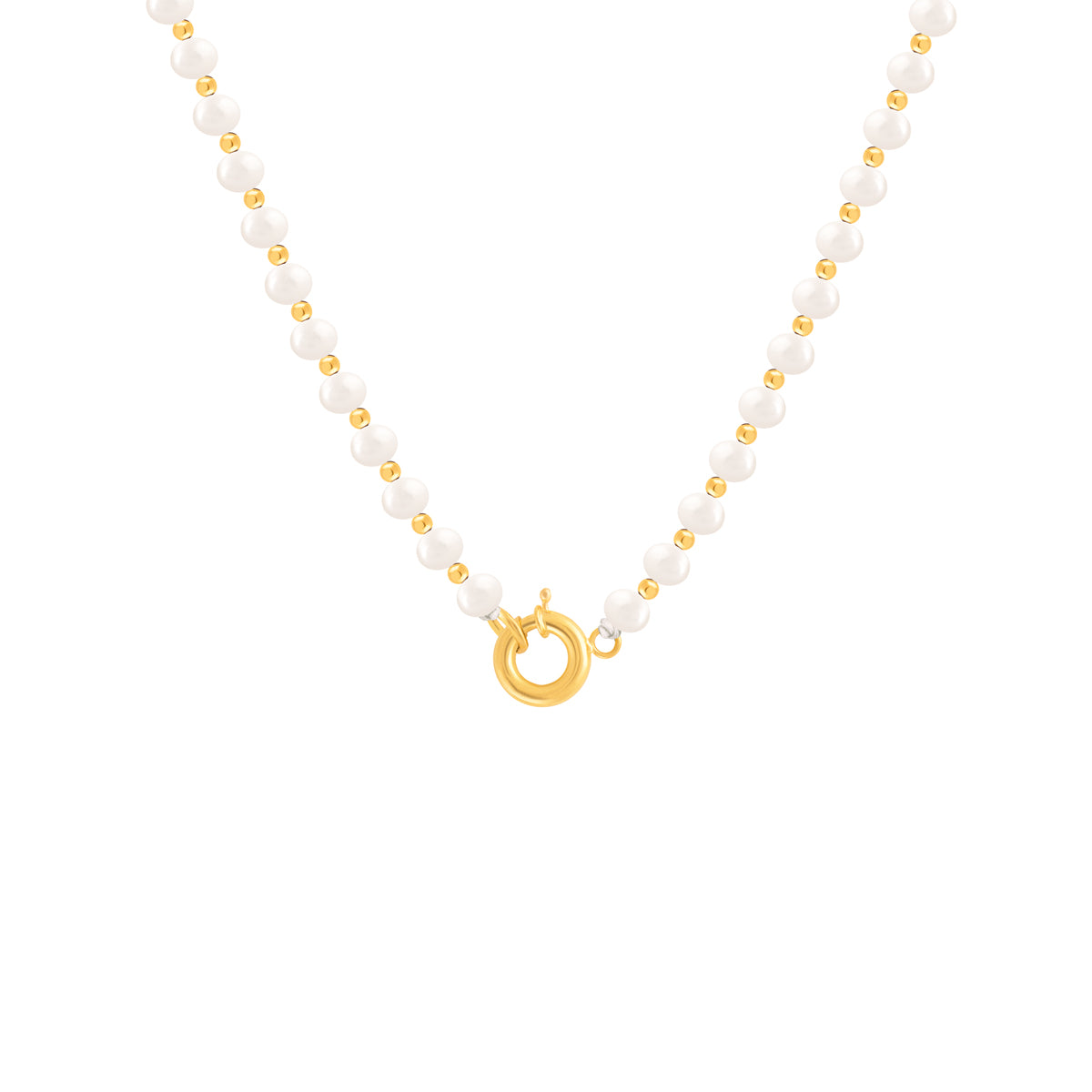 Pearl and Sphere Necklace