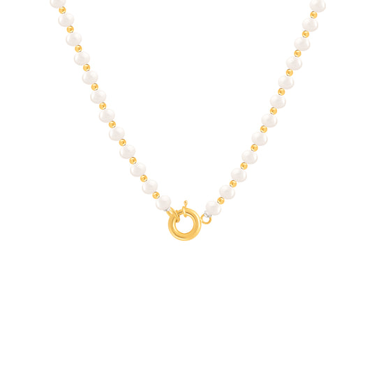 Pearl and Sphere Necklace