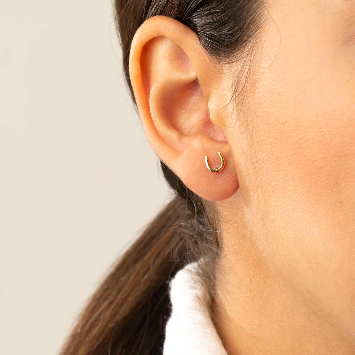 Horseshoe Stud Earrings