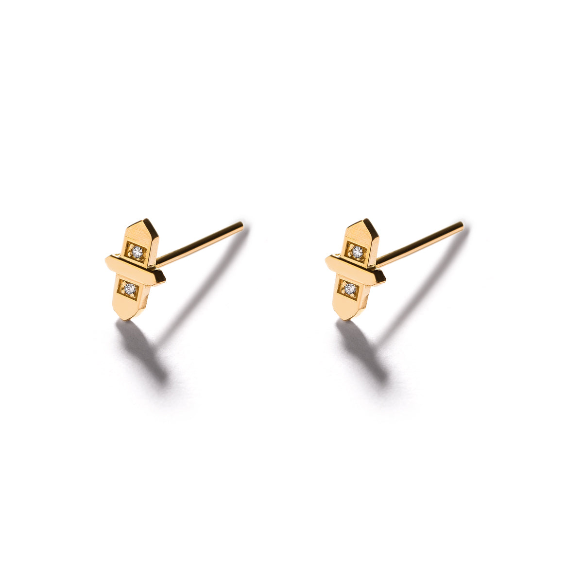 Jeweled Sword Earrings