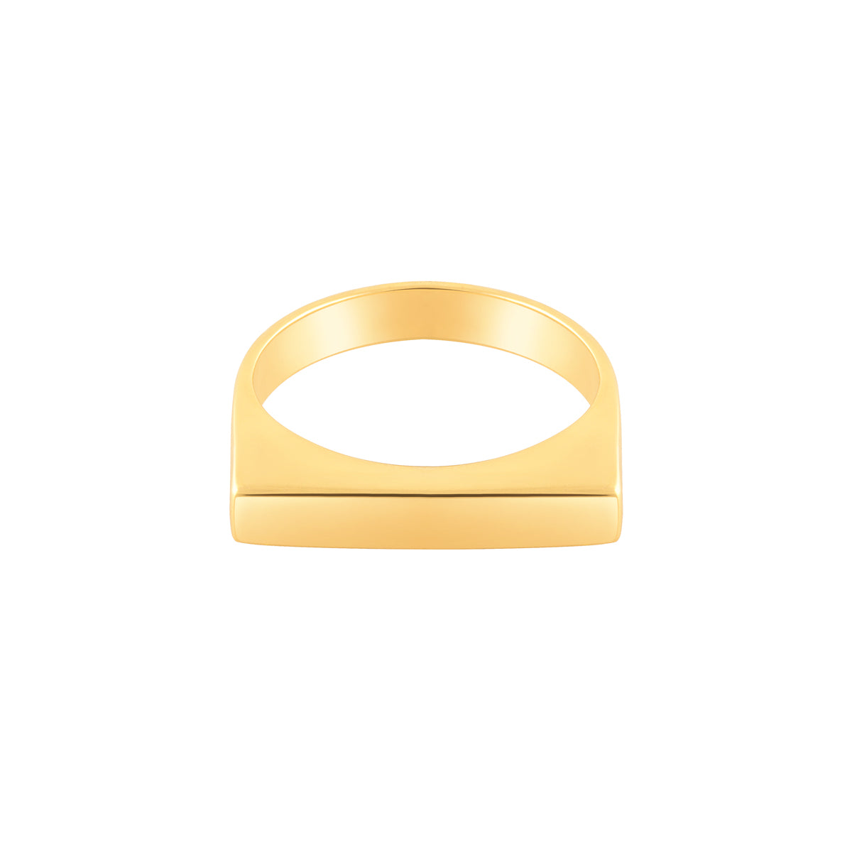 Slim Rectangular signet Ring
