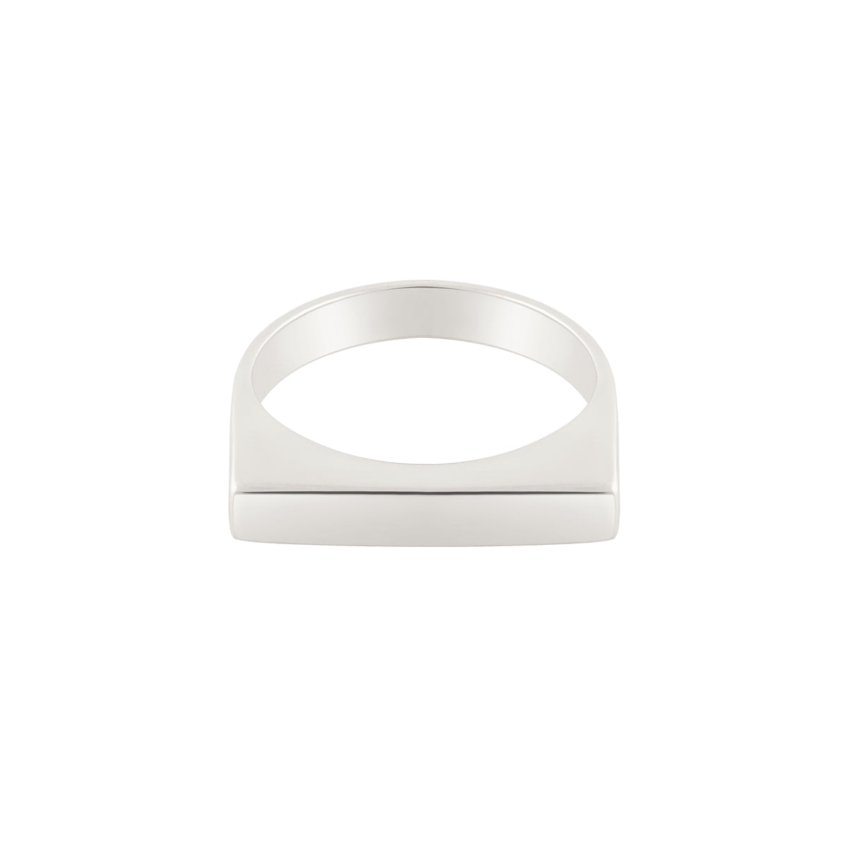 Slim Rectangular signet Ring